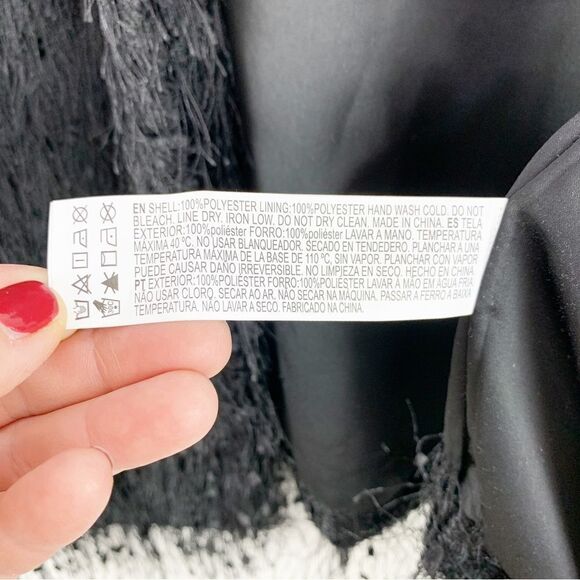 Forever21 Girls Eyelash Shag Open-Front Jacket 13/14 - Picture 10 of 10